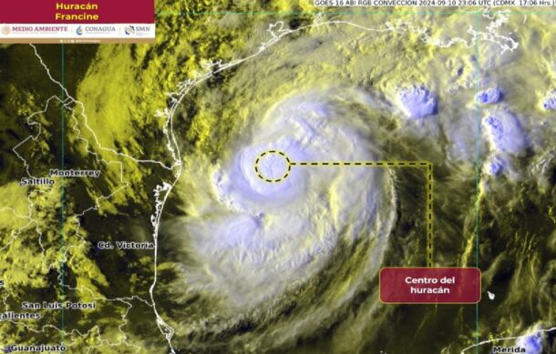 “Francine” se intensifica a huracán en el Golfo de México