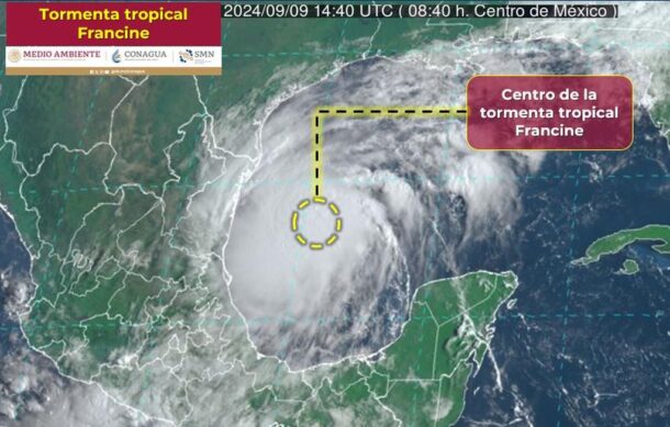 Se forma la tormenta tropical “Francine” frente a Tamaulipas