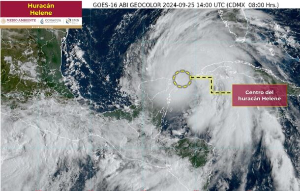 “Helene” se convierte en huracán categoría uno