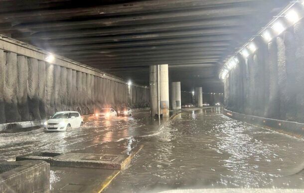 Filtraciones provocan inundaciones en túnel de Américas y Ávila Camacho