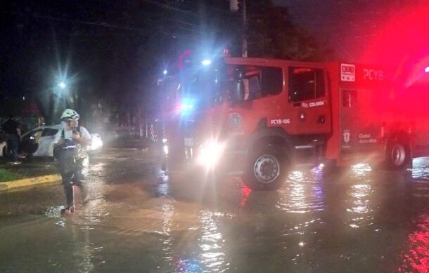 Bajada repentina de agua desbordó el canal de Patria: Frangie