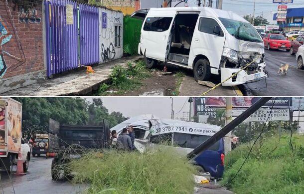 Accidentes dejan dos muertos en ZMG