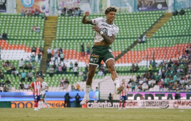 ¡Por fin! León venció 1-0 a San Luis y ganó por primera vez en el torneo