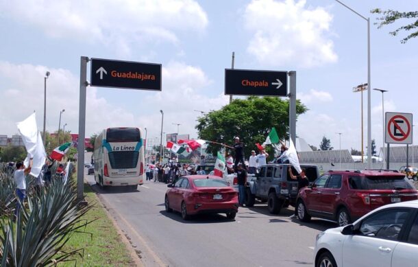 Protestan contra Reforma Judicial en Aeropuerto de GDL