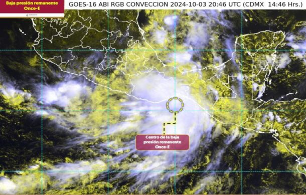 Depresión “Once-E” se degrada a baja presión remanente