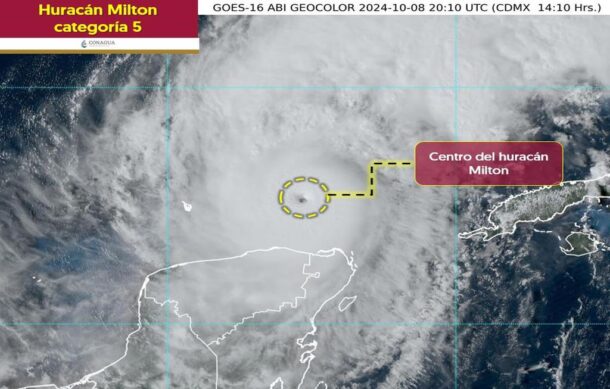 “Milton” se intensifica a categoría cinco, pero se aleja de México