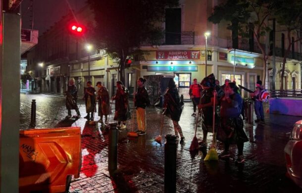 Inician en Guadalajara brigadas nocturnas de limpieza