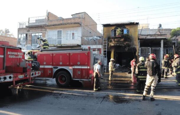 Se registra incendio en casa de la colonia Aldama Tetlán