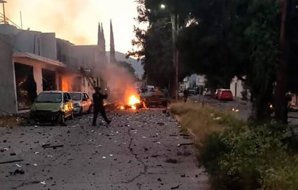 Coche bomba en Acámbaro, Guanajuato, deja tres policías heridos