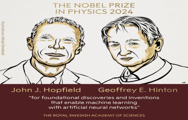 Otorgan el Nobel de Física a Hopfield y Hinton