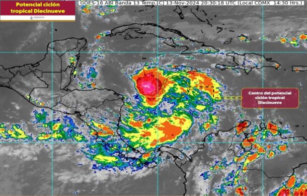 Se forma potencial ciclón en el Caribe