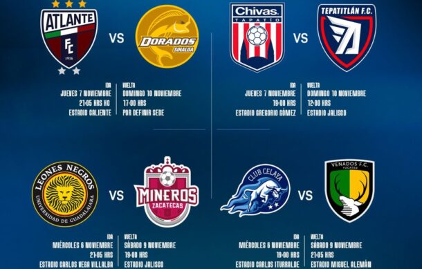 Anuncian horarios para la liguilla de Expansión