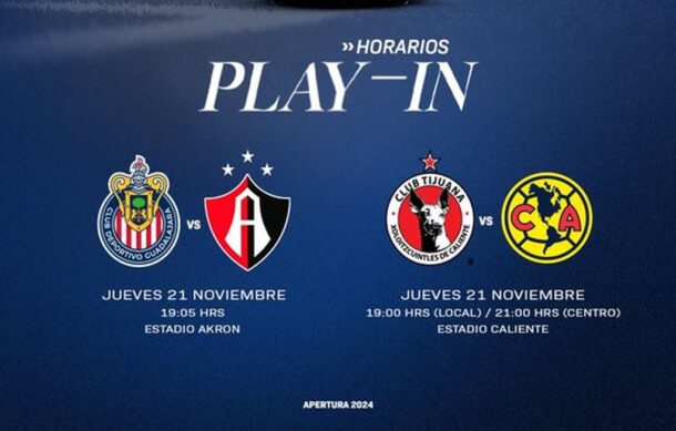 Lista la fecha y horarios para el Play-in