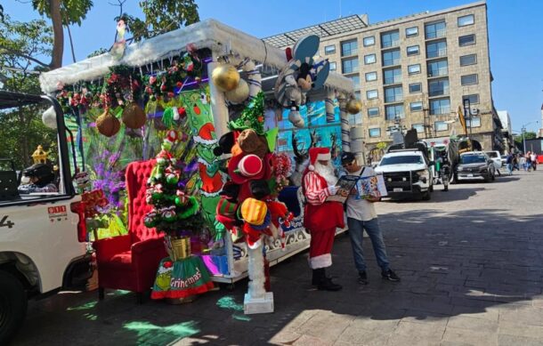 Baja la instalación de “Santas” en el Centro de Guadalajara