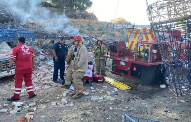 Un fallecido y tres lesionados tras explosión en un polvorín en Atotonilco