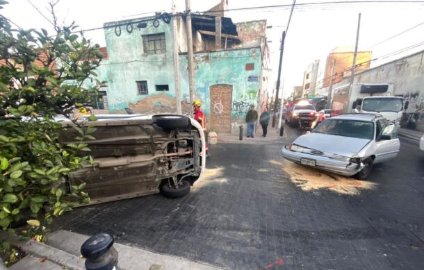 Se registra choque en Centro de GDL