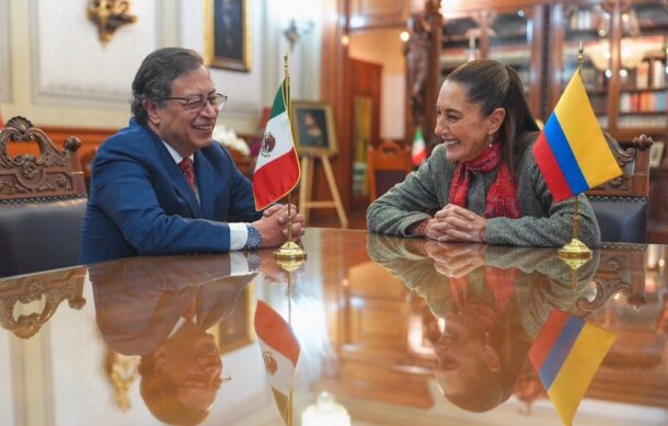 Sheinbaum y Petro sostienen su primer encuentro oficial