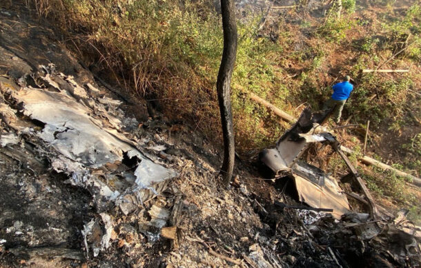 Deja 7 muertos desplome de avioneta en Quitupan, Jalisco