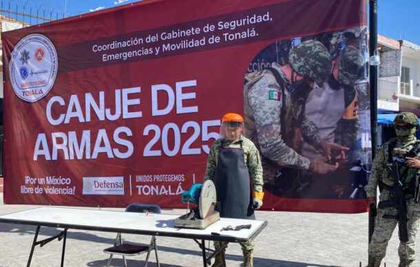 Tonalá arranca programa de canje de armas