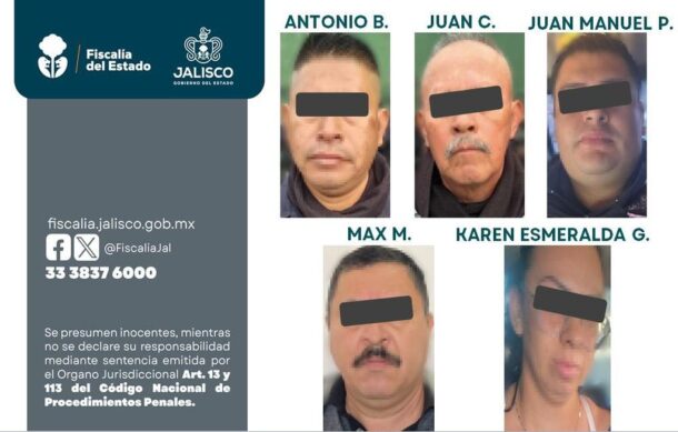 Detienen a cinco policías de Poncitlán por desaparición forzada