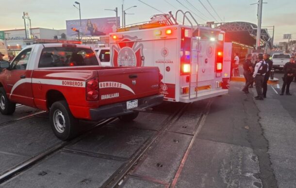 Hombre muere arrollado por el Tren Ligero en Zapopan