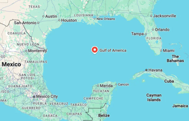 Google Maps cambia el nombre del Golfo de México en Estados unidos; México protesta