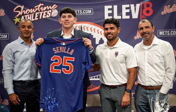 Nahum Sevilla ilusionado con los Mets, al firmar como prospecto