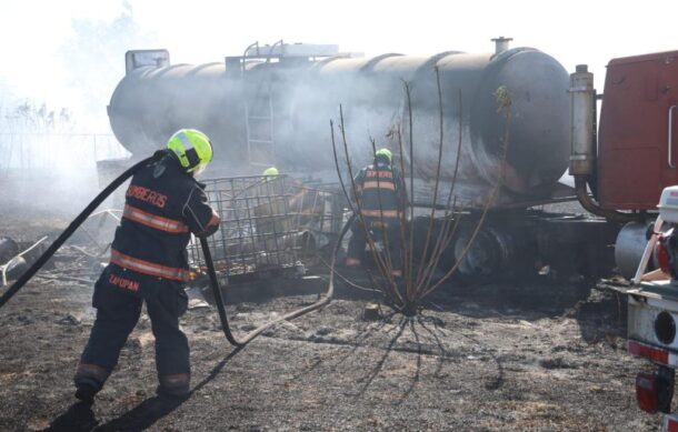 Se registra fuerte incendio en la colonia San Juan de Ocotán