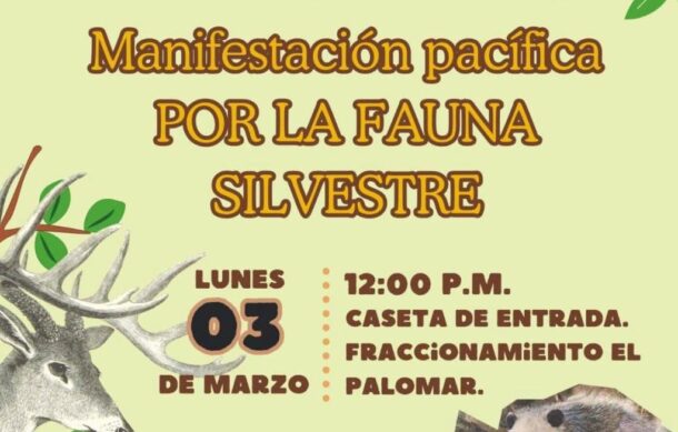 Vecinos de El Palomar se manifiestan a favor de la fauna silvestre