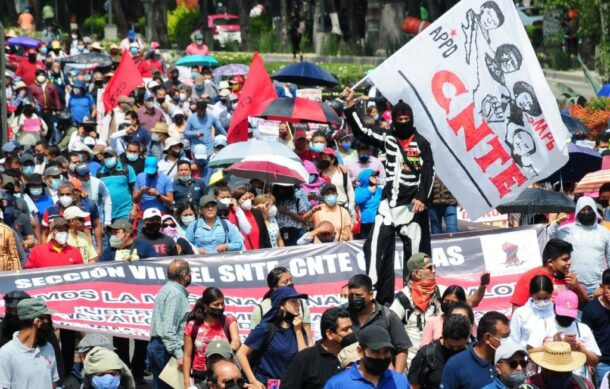 CNTE mantiene exigencia de abrogar Ley del ISSSTE y advierte más movilizaciones