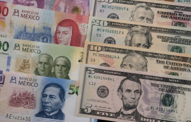 Peso mexicano gana terreno frente al dólar