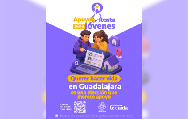 Cerca de 600 jóvenes buscan apoyo de renta en Guadalajara