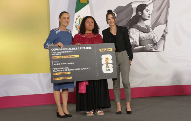 Veracruzana obtiene el boleto para asistir a la inauguración del Mundial 2026