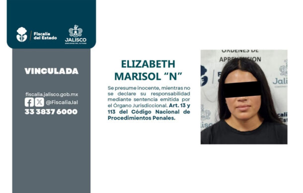 Vinculan a proceso a mujer por homicidio en Tlaquepaque