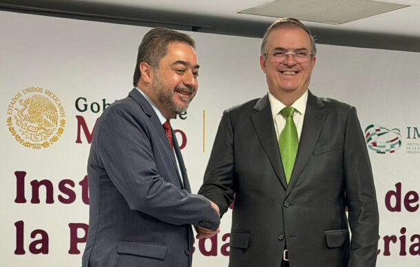 Vidal Llerenas asume dirección del IMPI; impulsarán innovación y patentes