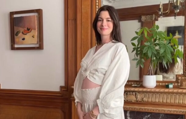 Anne Hathaway espera a su tercer hijo