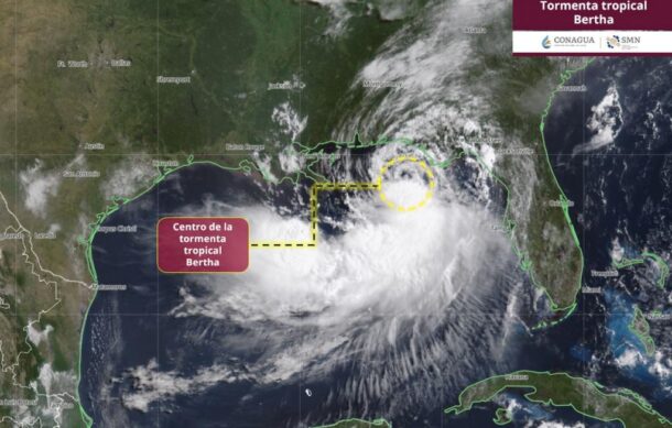 “Bertha” amenaza con marejadas e inundaciones en el Golfo de México
