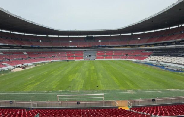 Estadio Jalisco estrenará nueva cancha en el debut de Atlas como local