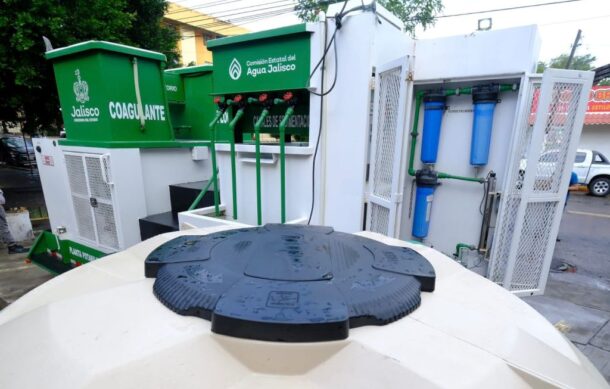 Instalan primera planta potabilizadora móvil en El Sauz